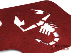 FIAT 500 Engine Cover for MAXFlow Intake System - 1.4L Multi Air Turbo - Scorpion Design - Red